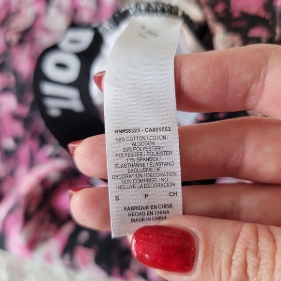 NIKE Leg-A-See Mishmash Pink and Black leggings size s small - Picture 7 of 9